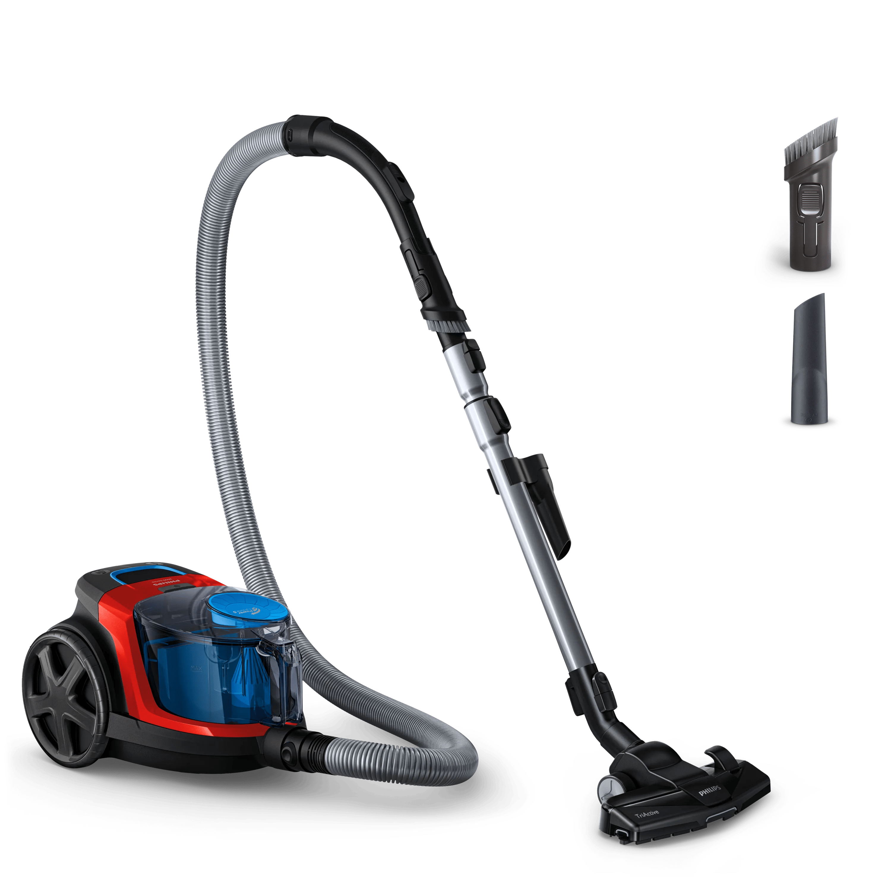 Philips - Vacuum cleaner - PowerPro Compact FC9330/09 - Bagless - Power 900 W - Dust capacity 1.5 L - Red