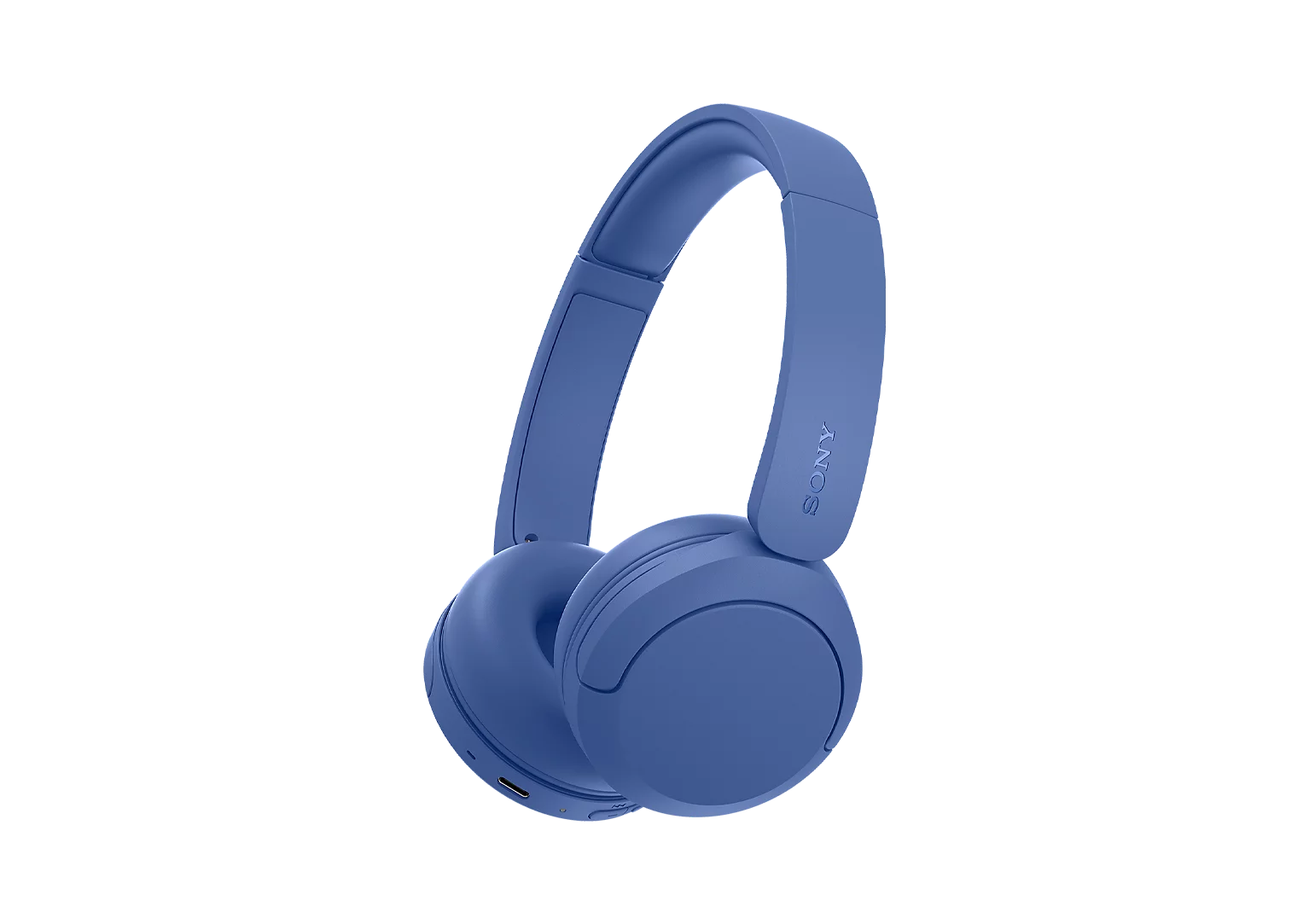 Sony Headphones - WH-CH530 - Bluetooth - On-Ear - Microphone - Cobalt - Noise reduction