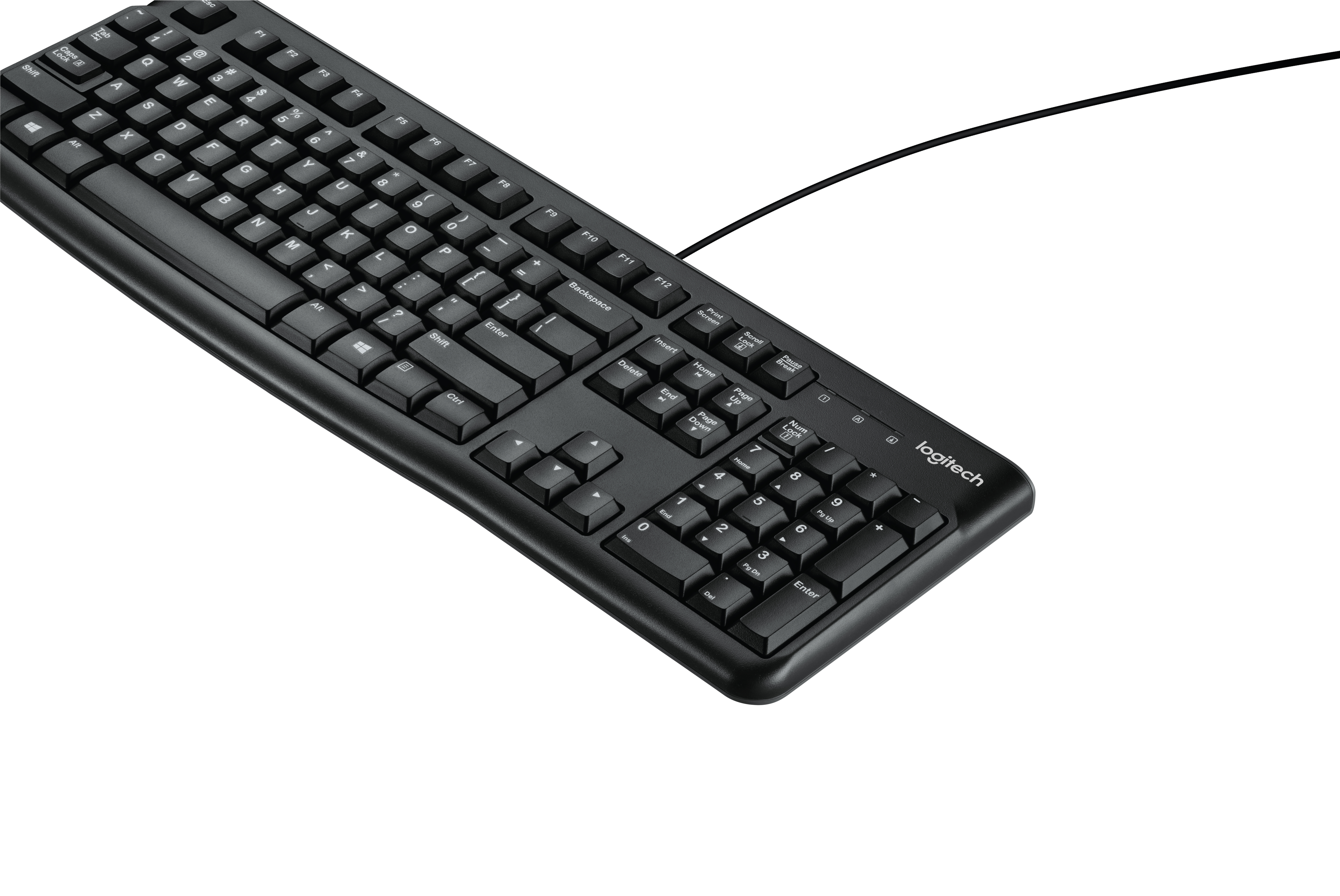 LOGITECH K120 Corded Keyboard black USB (US) - Logitech