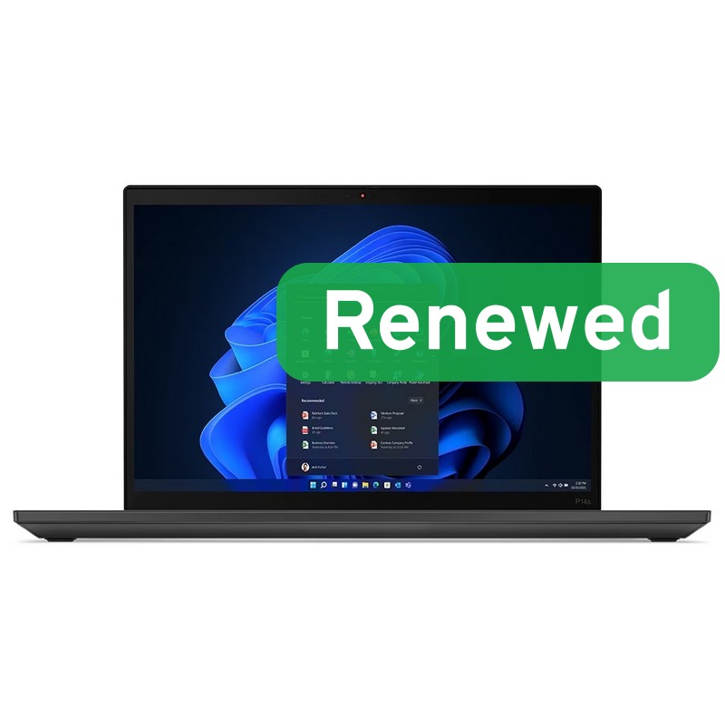 Lenovo Renewed Grade B - ThinkPad P14s G3 - 14 " - i7-1270P - 16 GB - SSD - 256 GB - NVIDIA T550 Laptop GPU - Windows 11 Pro - Keyboard language US