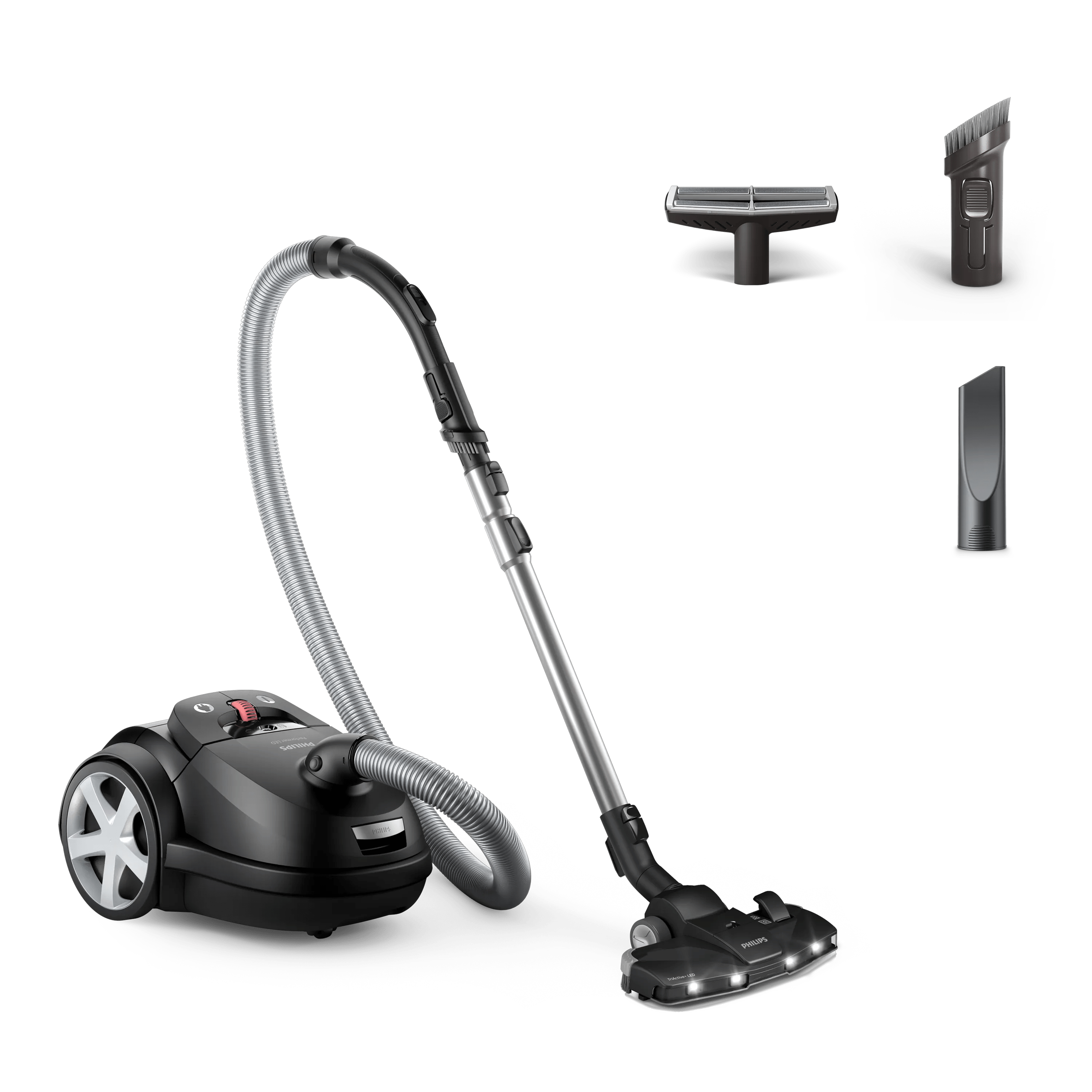 Vacuum Cleaner|PHILIPS|Bagged|900 Watts|Noise 75 dB|Black|Weight 5.3 kg|XD8122/10