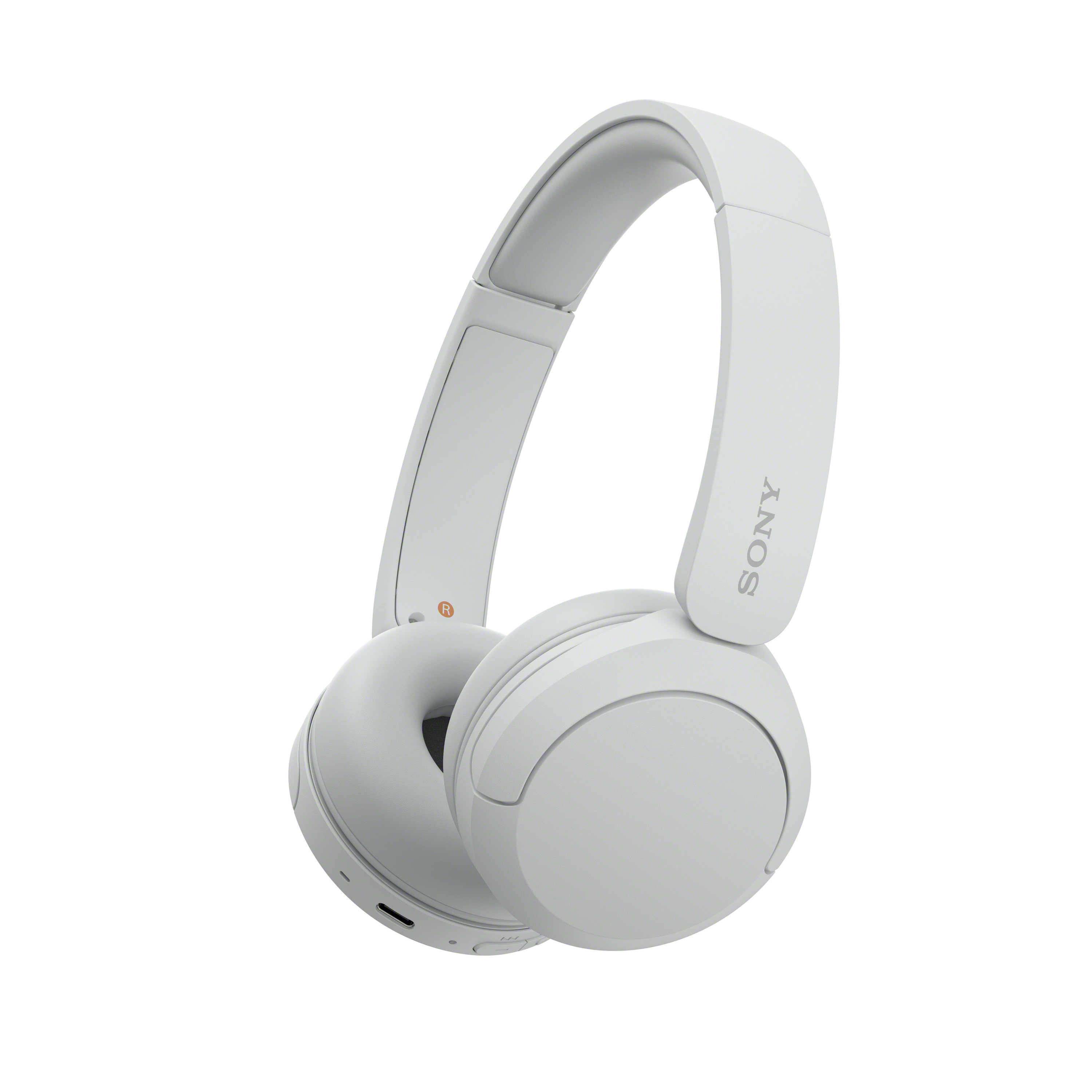 Sony - Wireless Headphones - WH-CH520 - Wireless - On-Ear - Microphone - White - Noise canceling