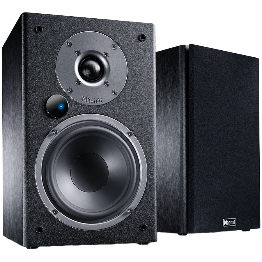 Magnat Monitor Ref. 2A Bookshelf Powered speakers, Black, Pair