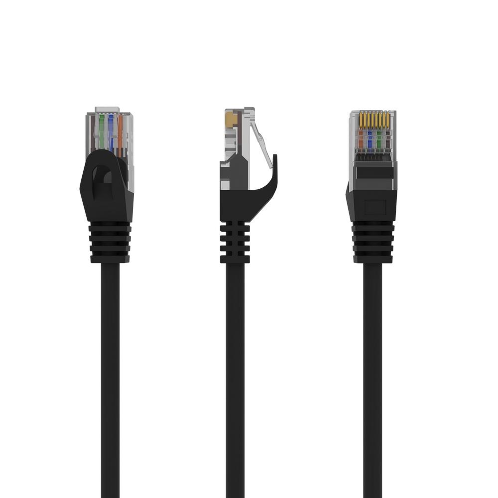 PATCH CABLE CAT6 UTP 3M/BLACK PP6U-3M/BK GEMBIRD