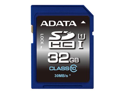 ADATA - Premier - 32 GB - SDHC - Flash memory class 10 - No