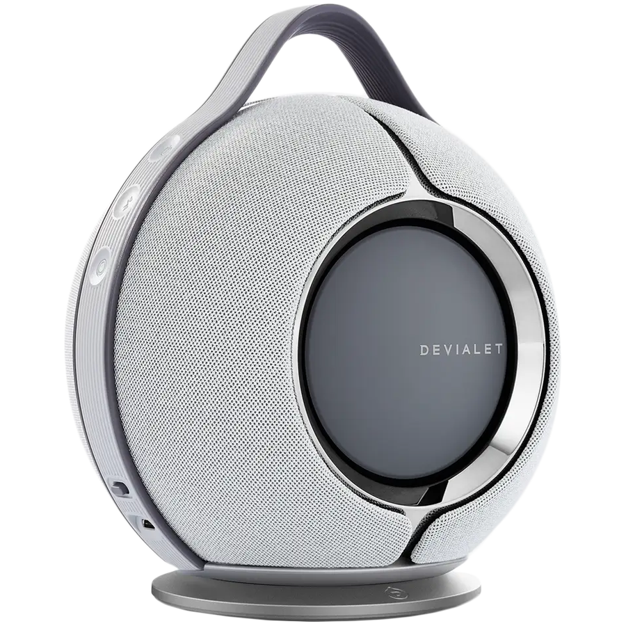 Devialet Mania Light Grey with dock