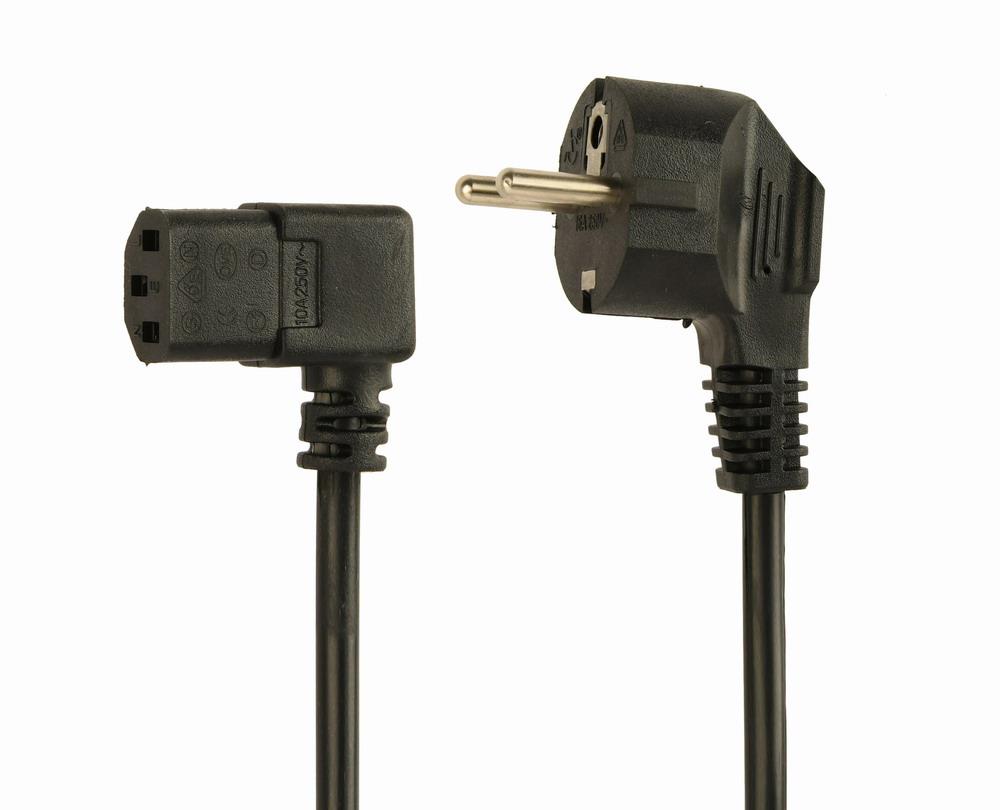 CABLE POWER ANGLED VDE 1.8M/10A PC-186A-VDE GEMBIRD