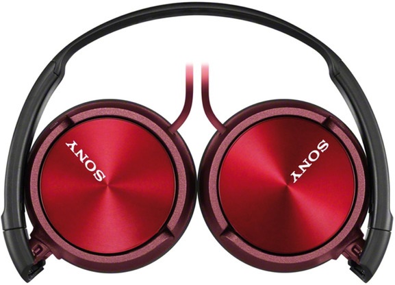 Sony - MDR-ZX310 - Wired - On-Ear - Red