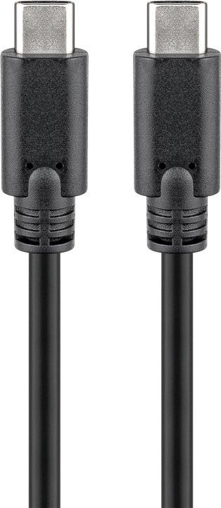 Goobay 67976 USB-C 3.1 generation 1 cable, black, 1m - Goobay - USB-C Charge Cable USB-C male