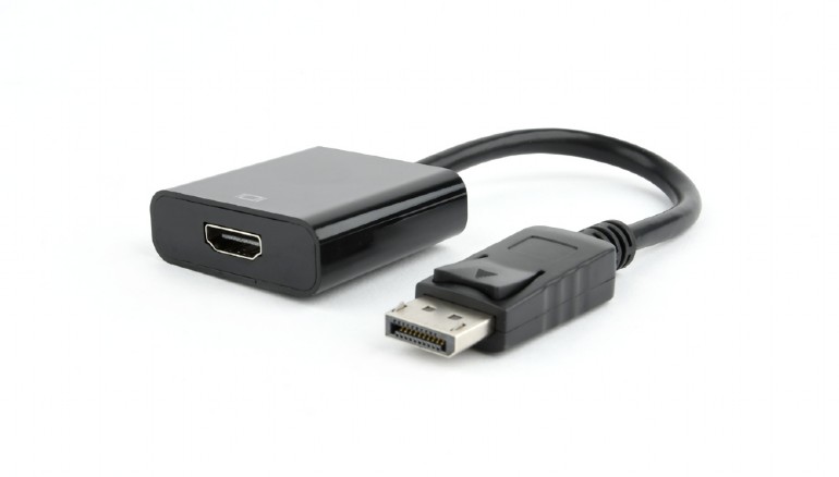 Cablexpert DisplayPort to HDMI adapter cable, Black - Cablexpert