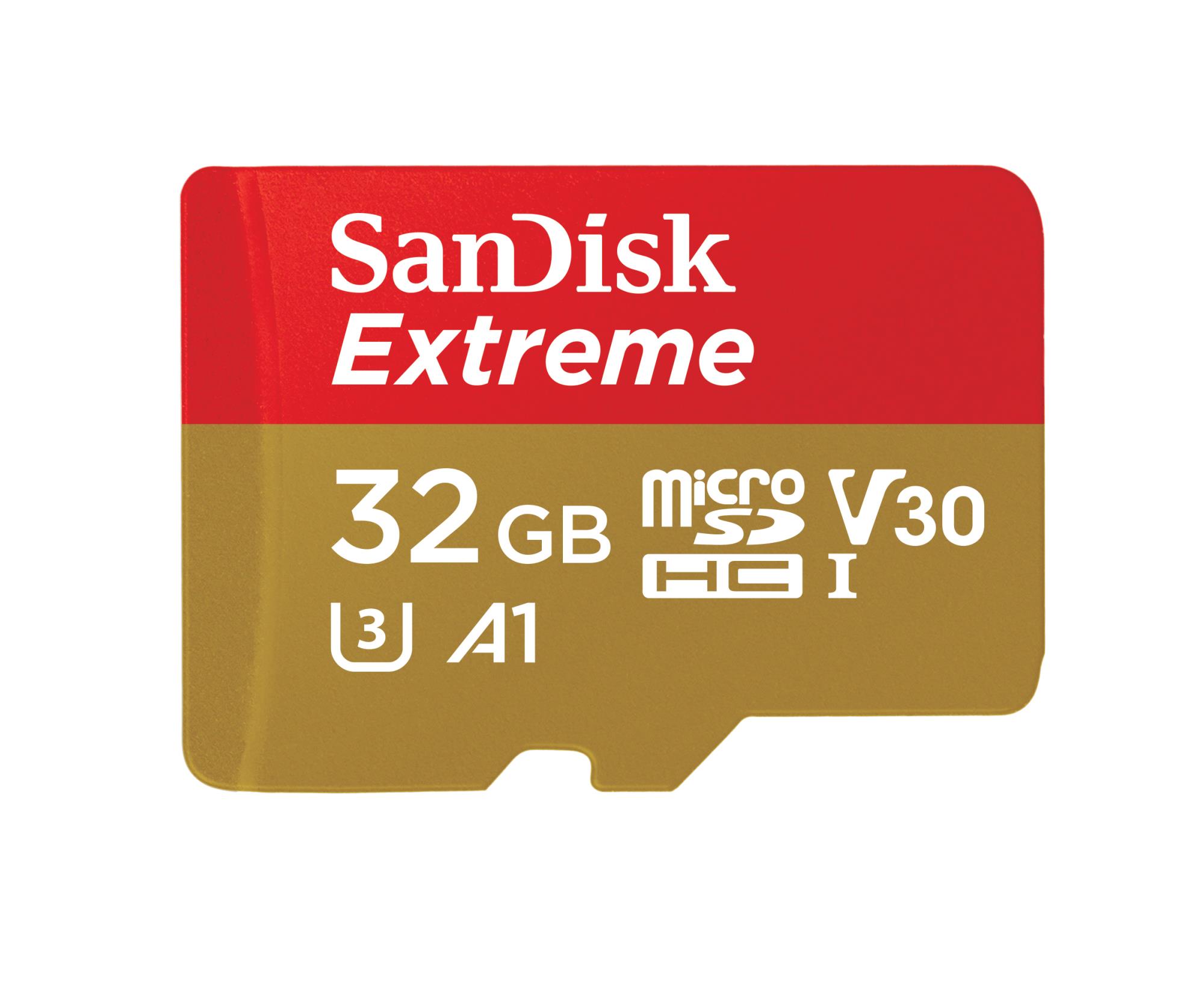 MEMORY MICRO SDHC 32GB UHS-I/W/A SDSQXAF-032G-GN6MA SANDISK
