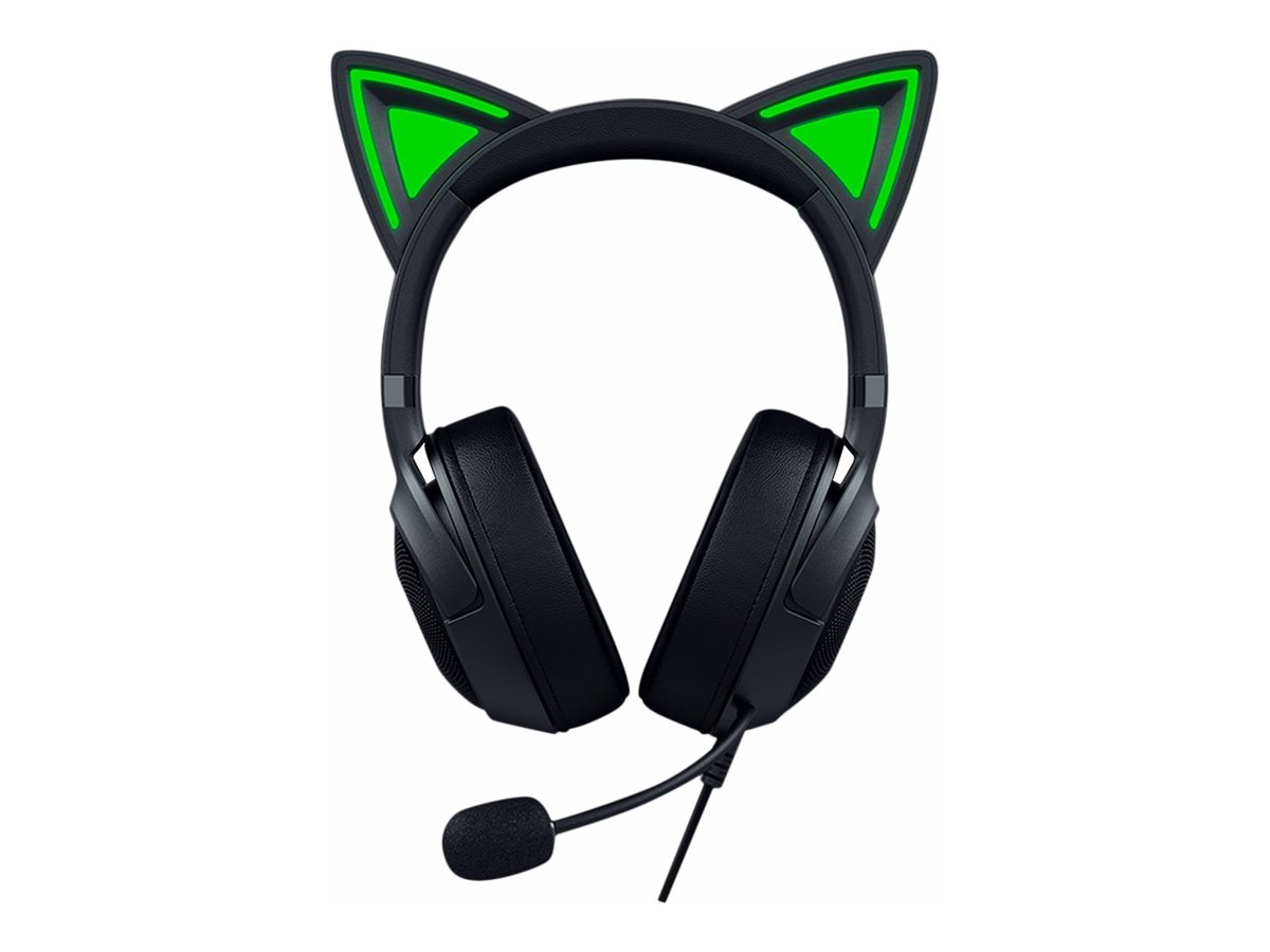 Razer - Headset - Kraken Kitty V2 - Wired - On-Ear - USB Type A - Black