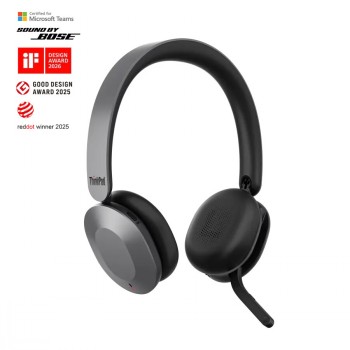 Lenovo - Headset - ThinkPad Dual-Mode 8550 - Built-in microphone - ANC - Black