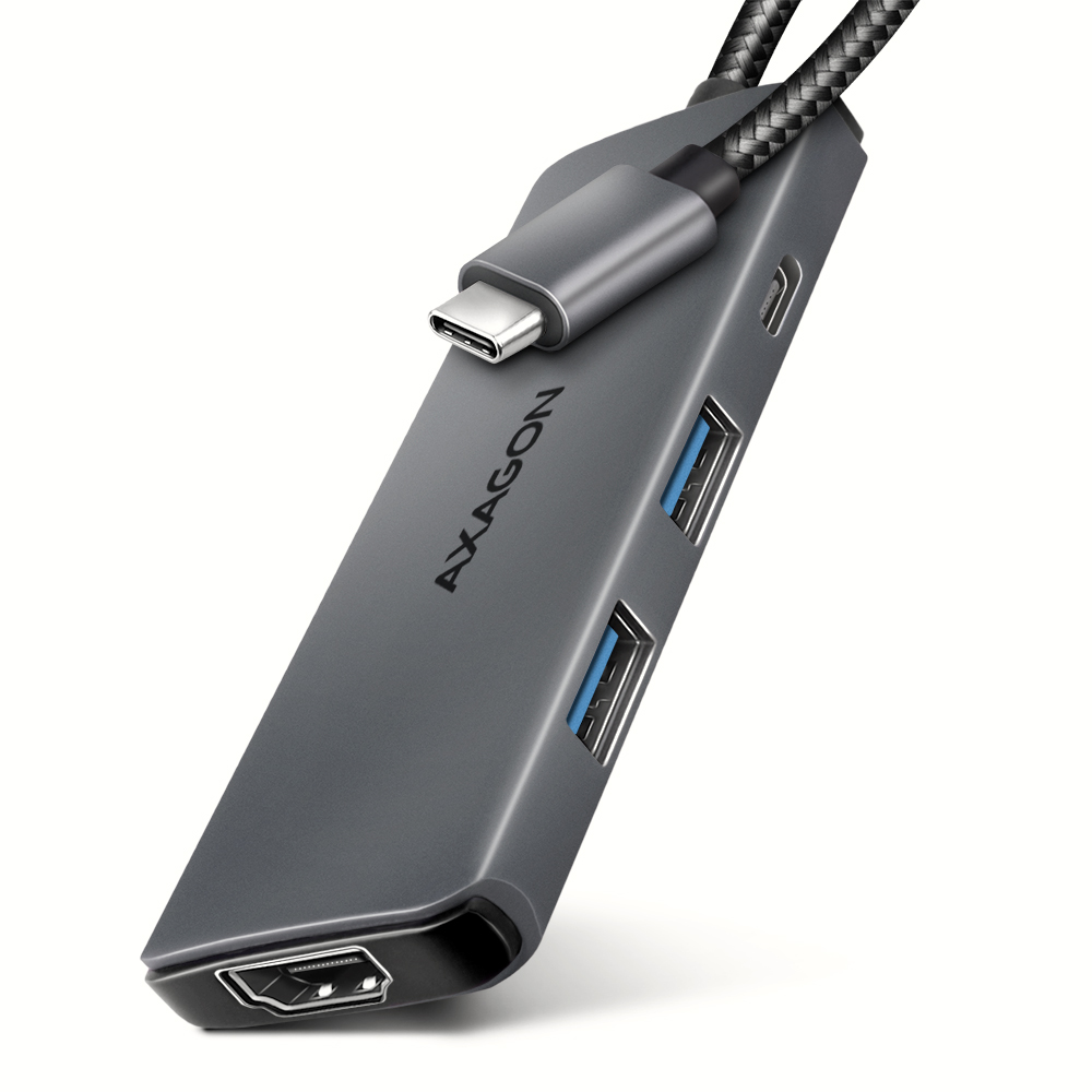 AXAGON USB-C 5Gbps 5in1 8K Hub - HMC-5H8K