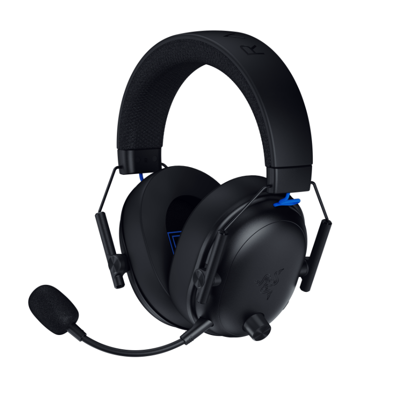 Razer - BlackShark V3 for PlayStation - Bluetooth - Over-Ear - Microphone - Black