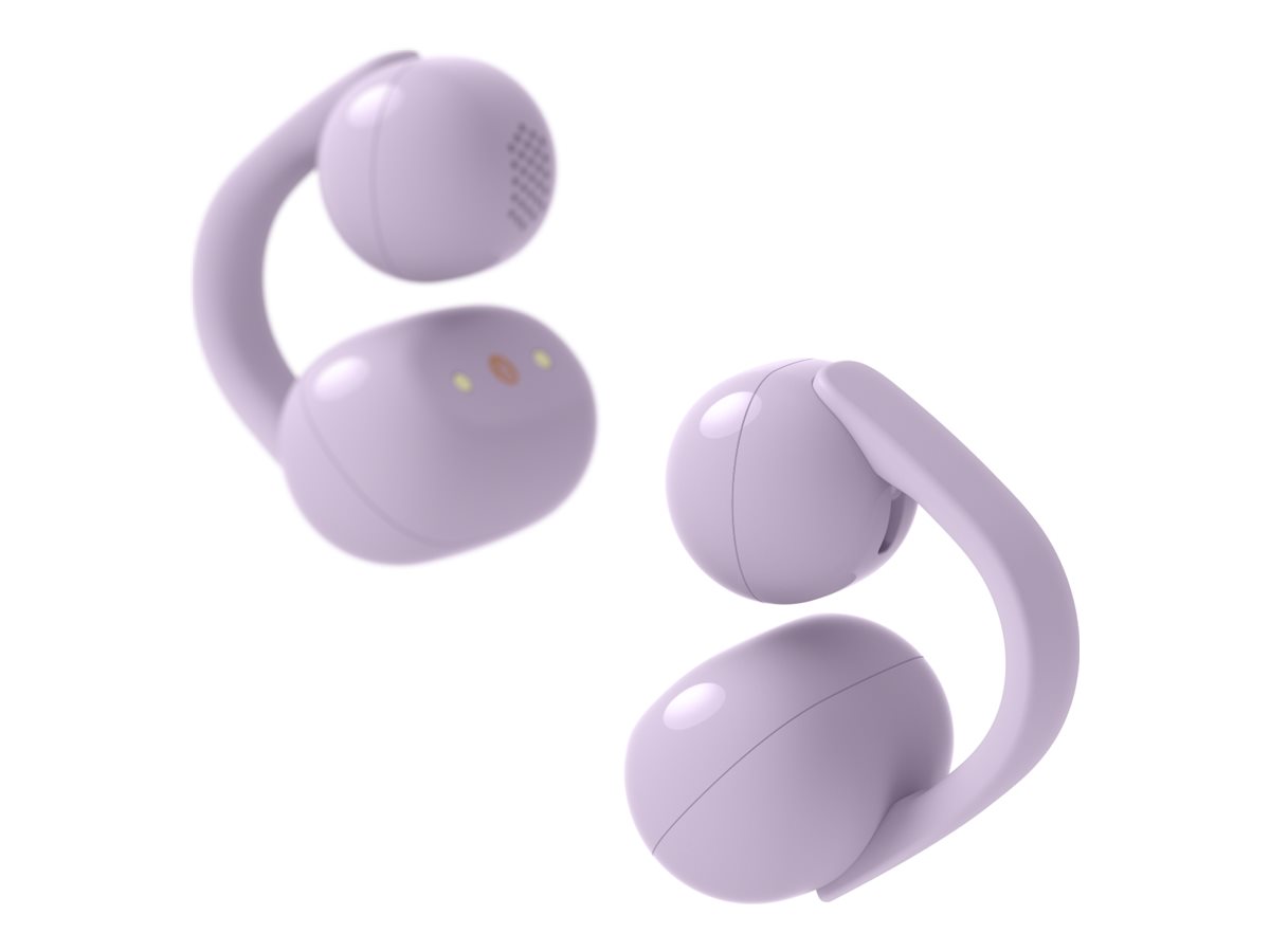 Sony - Earbuds - LinkBuds WF-LC900 Clip - Bluetooth - Open-Ear - Lavender