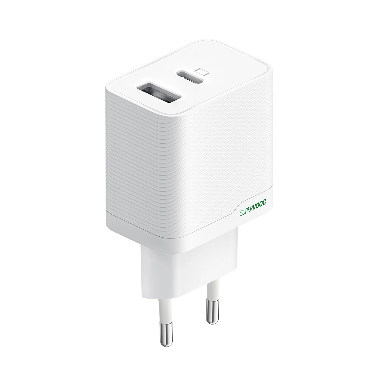 OPPO SUPERVOOC 45W Dual-Port Charger, OSAB4CB4AE, White - Charger
