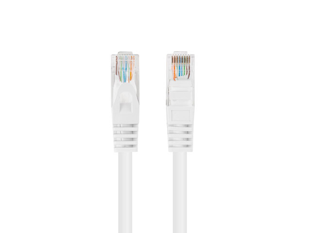 Lanberg Patchcord CAT.6 UTP 2M fluke passed 10-pack, White - PCU6-20CC-0200-W