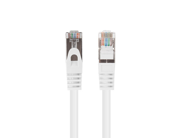 Lanberg Patchcord CAT.6 FTP 0.25M fluke passed 10-pack, White - PCF6-20CC-0025-W