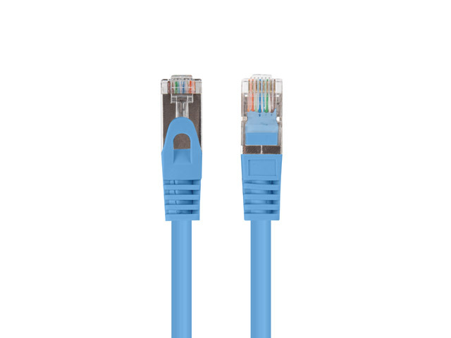 Lanberg Patchcord CAT.6 FTP 1.5M fluke passed 10-pack, Blue - PCF6-20CC-0150-B