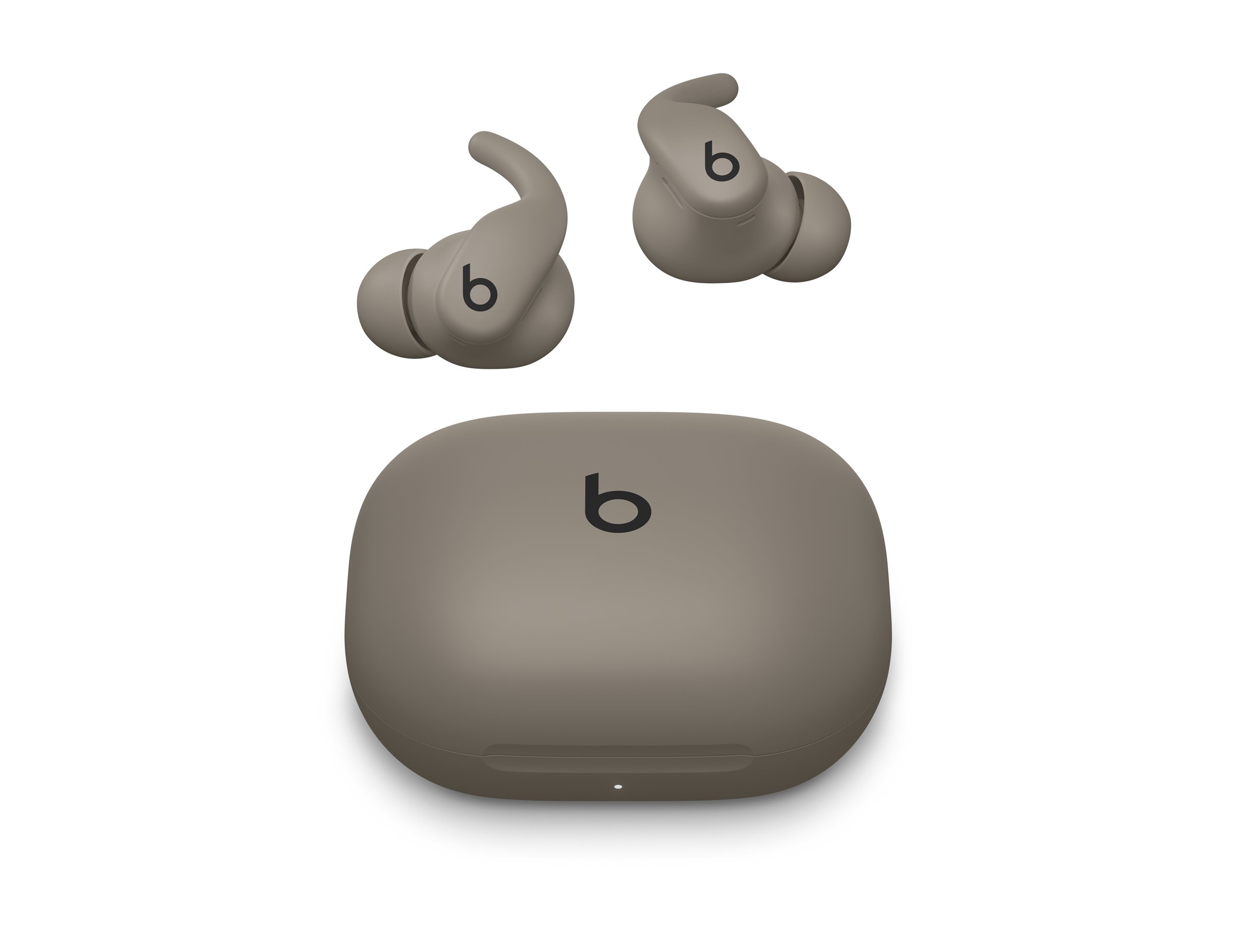 Beats Powerbeats Fit - Wireless Noise-Cancelling Workout Earbuds with Ultimate Secure Fit - Gravel Grey - Beats