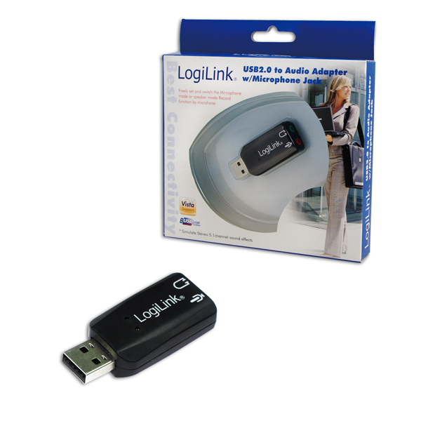 Logilink - USB Audio adapter, 5.1 sound effect