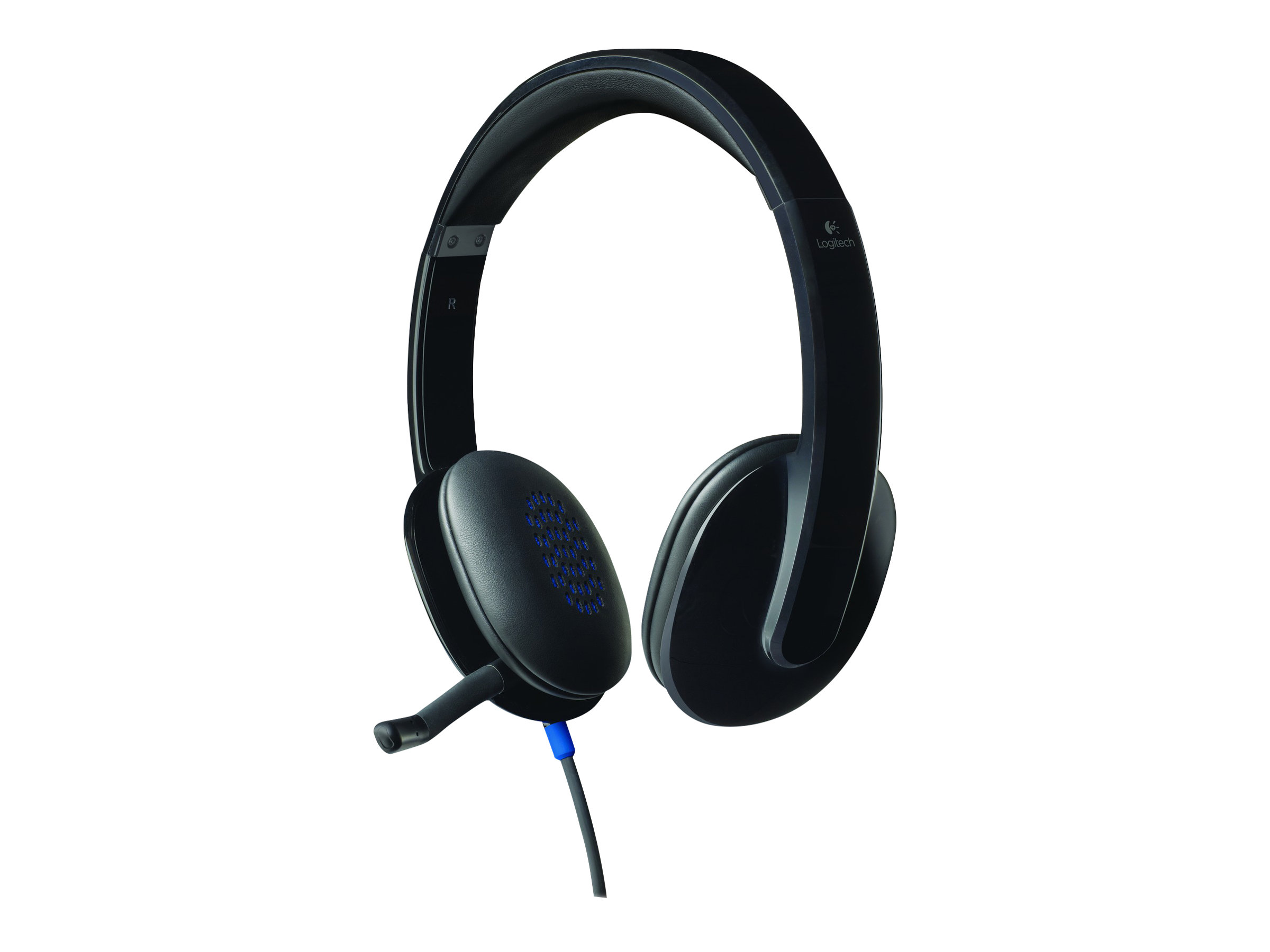 Logitech - Headset - H540 - Built-in microphone - USB Type-A - Black