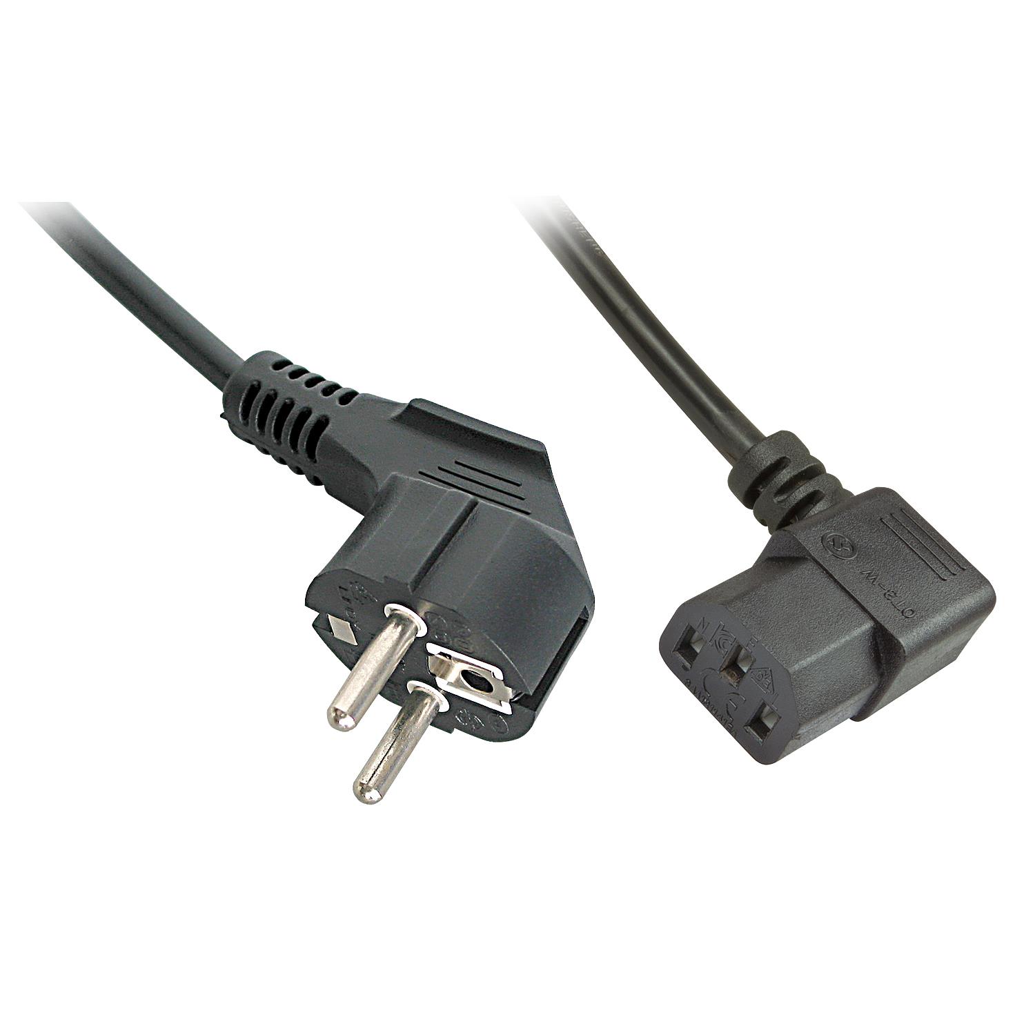 CABLE POWER IEC C13 ANGLED/3M 30302 LINDY