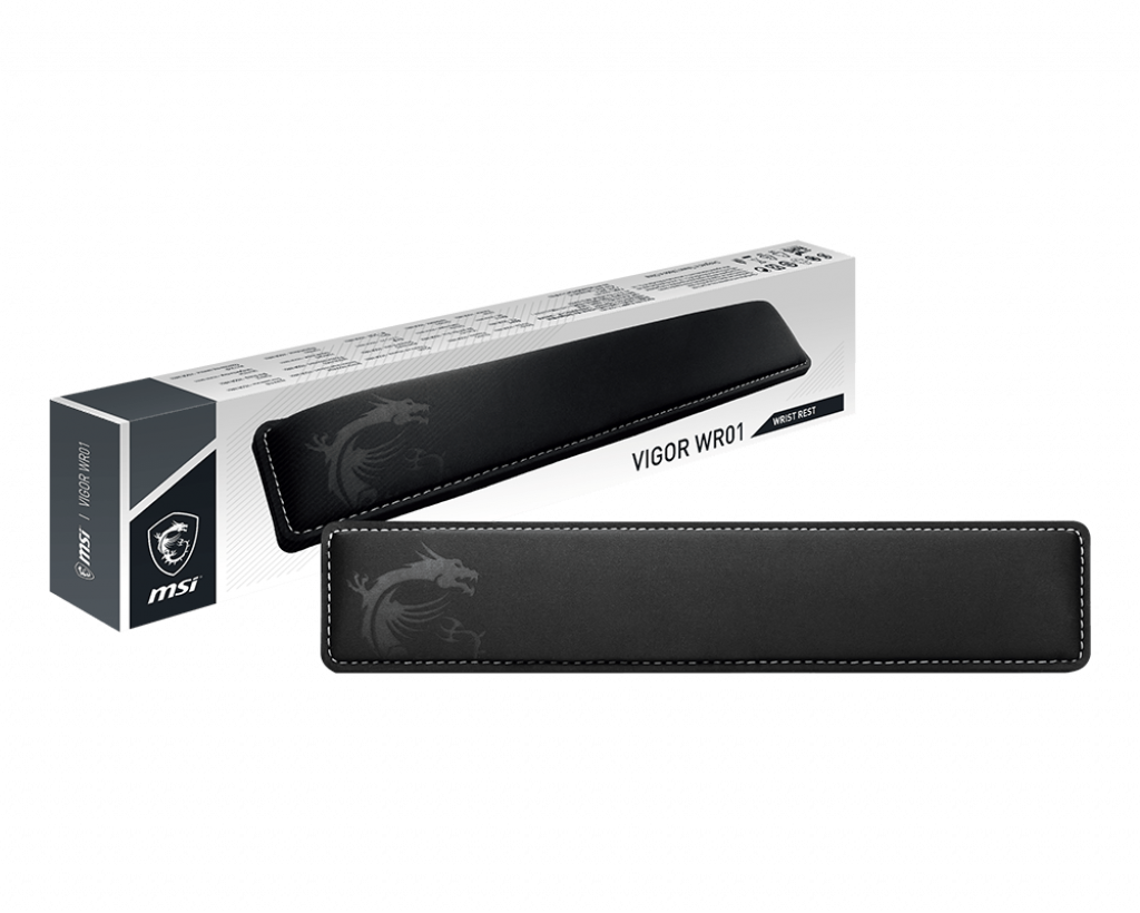 MSI - Vigor WR01 - N/A - Wrist rest - N/A - Black