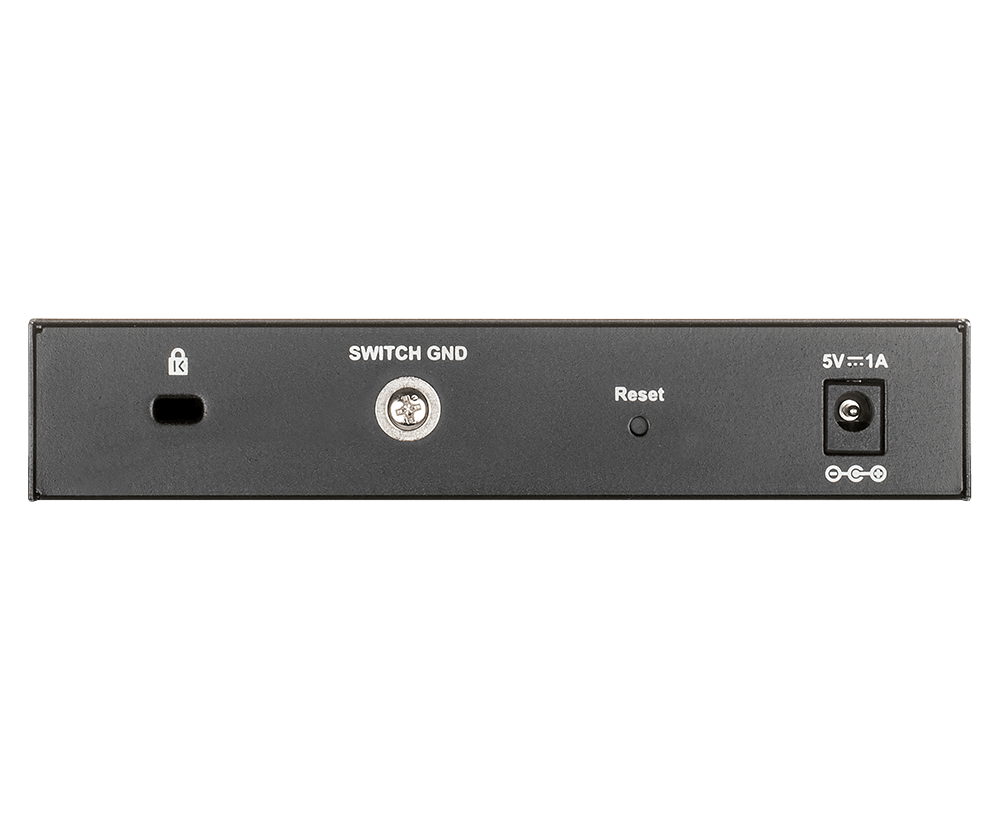 D-Link - Smart Gigabit Ethernet Switch - DGS-1100-08V2 - Managed - Desktop - Power supply type External