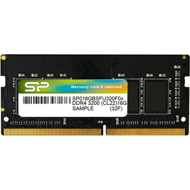 Silicon Power - SP016GBSFU320X02 - 16 GB - DDR4 - 3200 MHz - Notebook - Registered No - ECC No