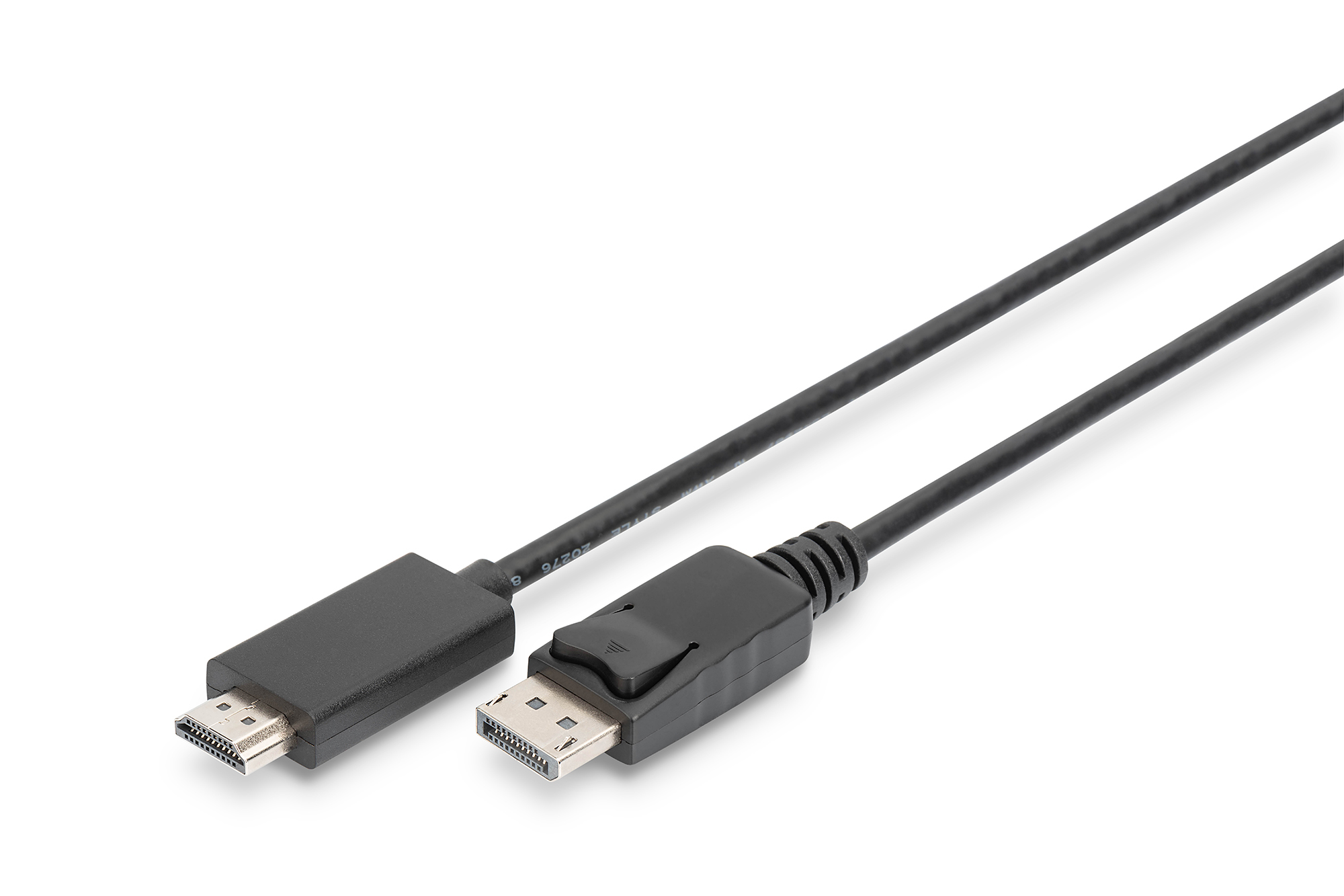 Digitus Adapter Cable, DP - HDMI type A - DisplayPort to HDMI - 2 m
