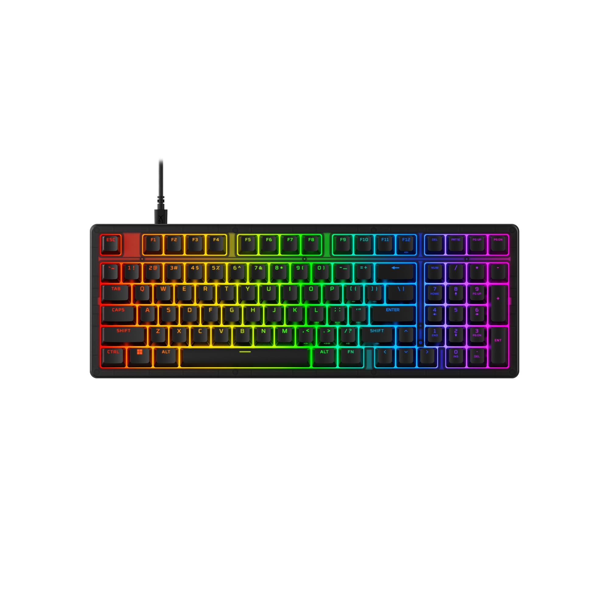 KEYBOARD ORIGINS 2 1800 RGB/BLACK B4QS4AA#ABA HYPERX