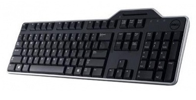 Dell - KB813 - Smartcard keyboard - Wired - Russian - Black
