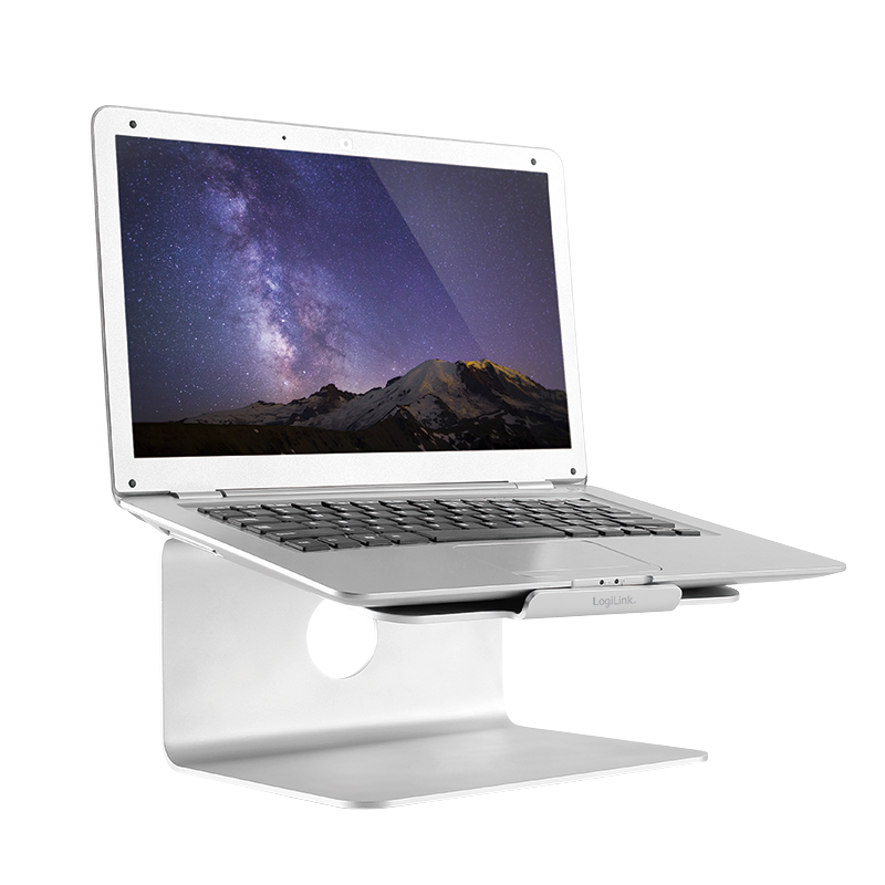 Logilink - AA0104 - 17 " - Notebook Stand - Suitable for the MacBook series and most 11“-17“ laptops - Aluminium