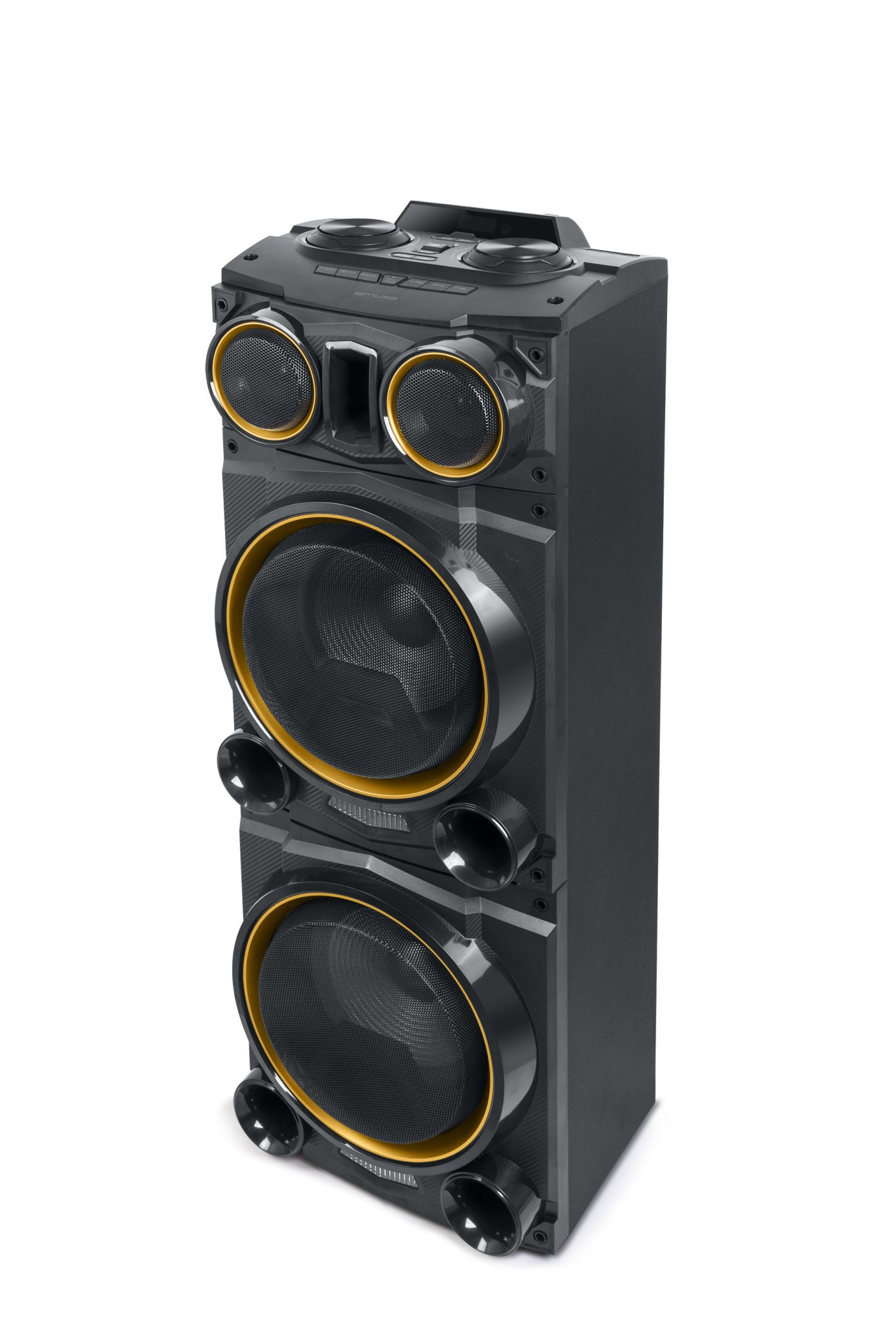 Muse - Party Box - M-1988DJ - Bluetooth - Wireless connection - Black