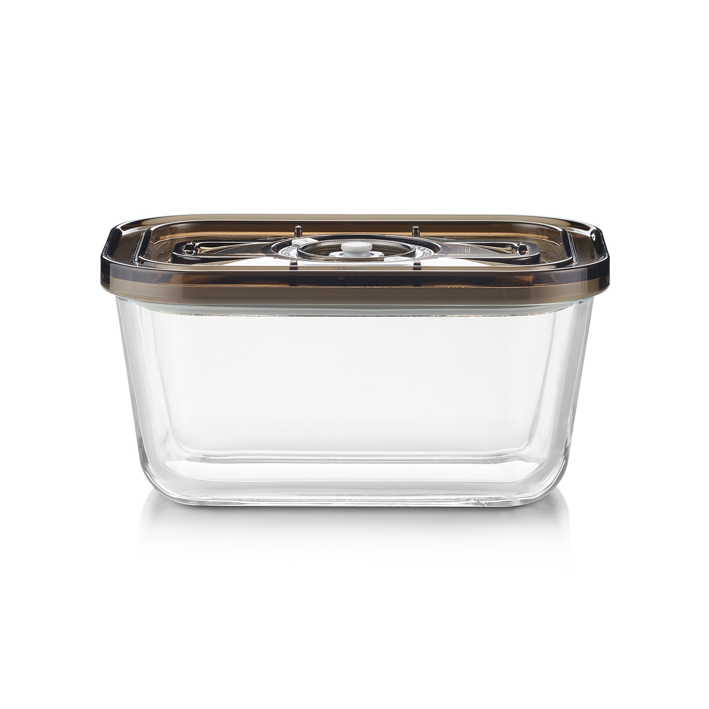 Caso Glass Vacuum Container with Plastic Lid - VacuBoxx Eco M - Transparent
