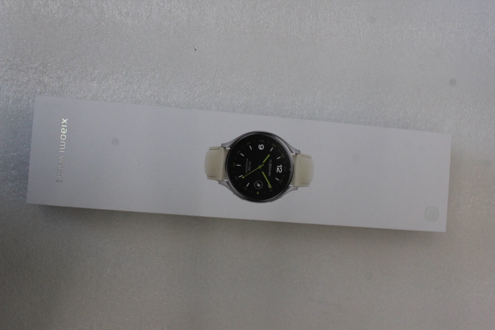 SALE OUT. Xiaomi Watch 2 Titan Gray Case With White Leather Strap - SALE OUT. Xiaomi - Watch 2 Titan - Smart watch - GPS (satellite) - AMOLED - 1.43" - Gray - USED, SCRATCHES ON SCREEN AND CHARGING DOCK