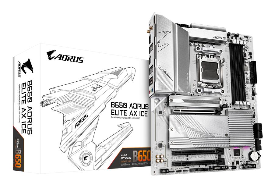 Mainboard|GIGABYTE|AMD B650|SAM5|ATX|Memory DDR5|Memory slots 4|B650AELITEAXICE1.1