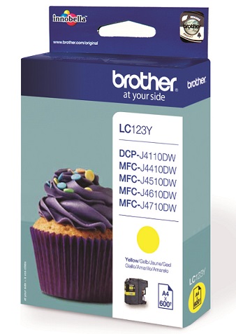 Brother LC123Y - Ink Cartridge - Yellow