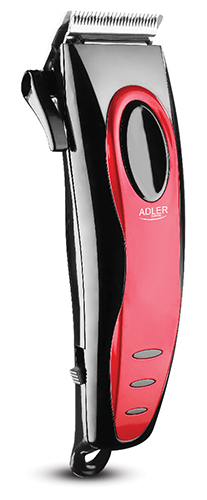 Adler - Hair clipper - AD 2825 - Corded - Red