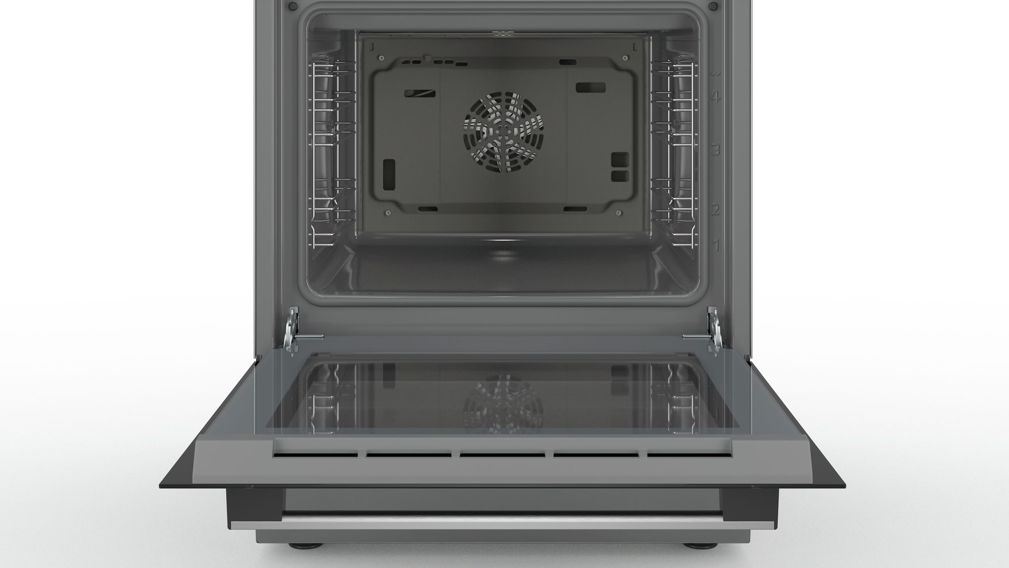 Bosch - Cooker - HKR39A250U - Hob type Vitroceramic - Oven type Electric - Stainless steel - Width 60 cm - Depth 60 cm - Electronic ignition - Grilling - LED - Energy efficiency class A - 66 L