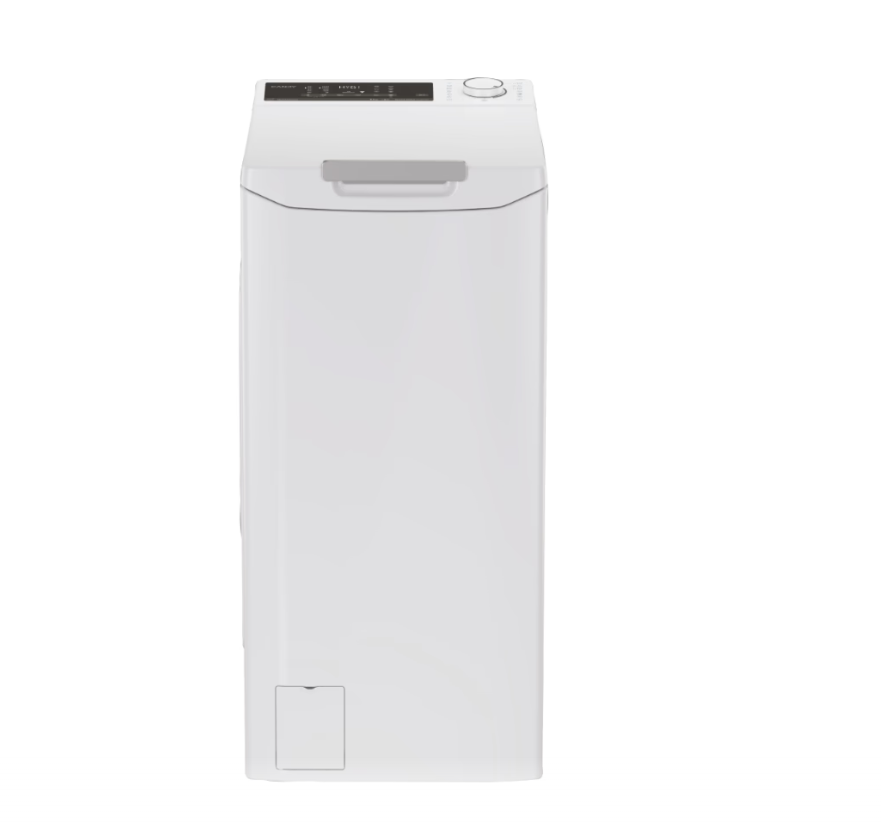 Candy - Washing Machine - TCA284TM5-S - Energy efficiency class A - Top loading - Washing capacity 8 kg - 1200 RPM - Depth 60 cm - Width 41 cm - Display - Digit - White