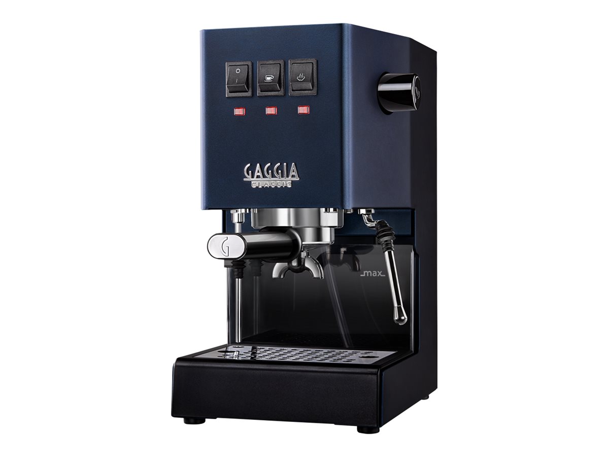 Gaggia Coffee Maker - RI9481/15 Classic E24 - Pump pressure 15 bar - Built-in milk frother - Semi-automatic - Classic Blue
