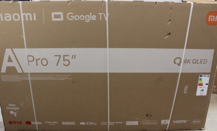 SALE OUT. Xiaomi QLED TV A Pro 2026 75" - SALE OUT. Xiaomi QLED TV A Pro 2026 - 75 - Smart TV - Google TV - 4K UHD - DAMAGED PACKAGING