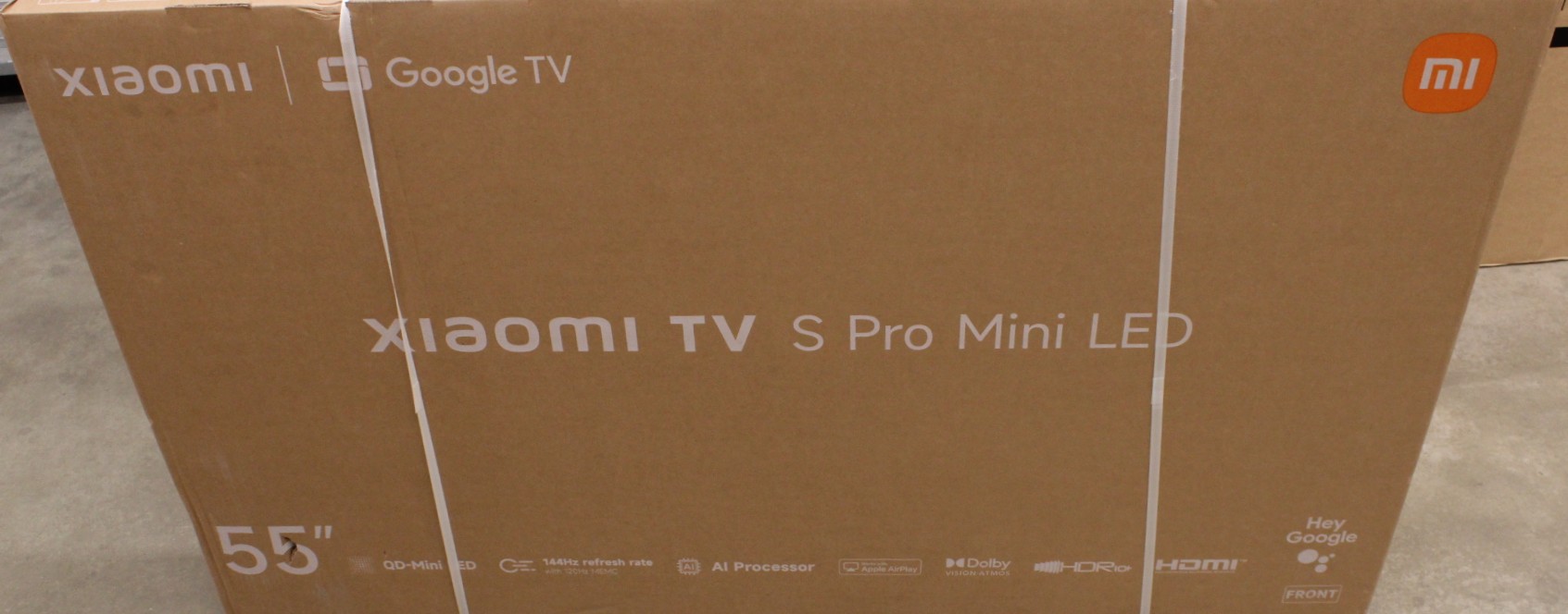 SALE OUT. Xiaomi TV S Pro Mini LED 55 2026 4K UHD (3840 x 2160) - Xiaomi TV - S Pro 2026 - 55 - Smart TV - Google TV - Grey - DAMAGED PACKAGING