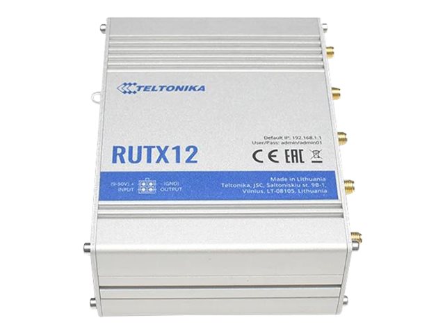 Teltonika RUTX122 Dual LTE Cat 6 Router (RUTX12200000) - Teltonika