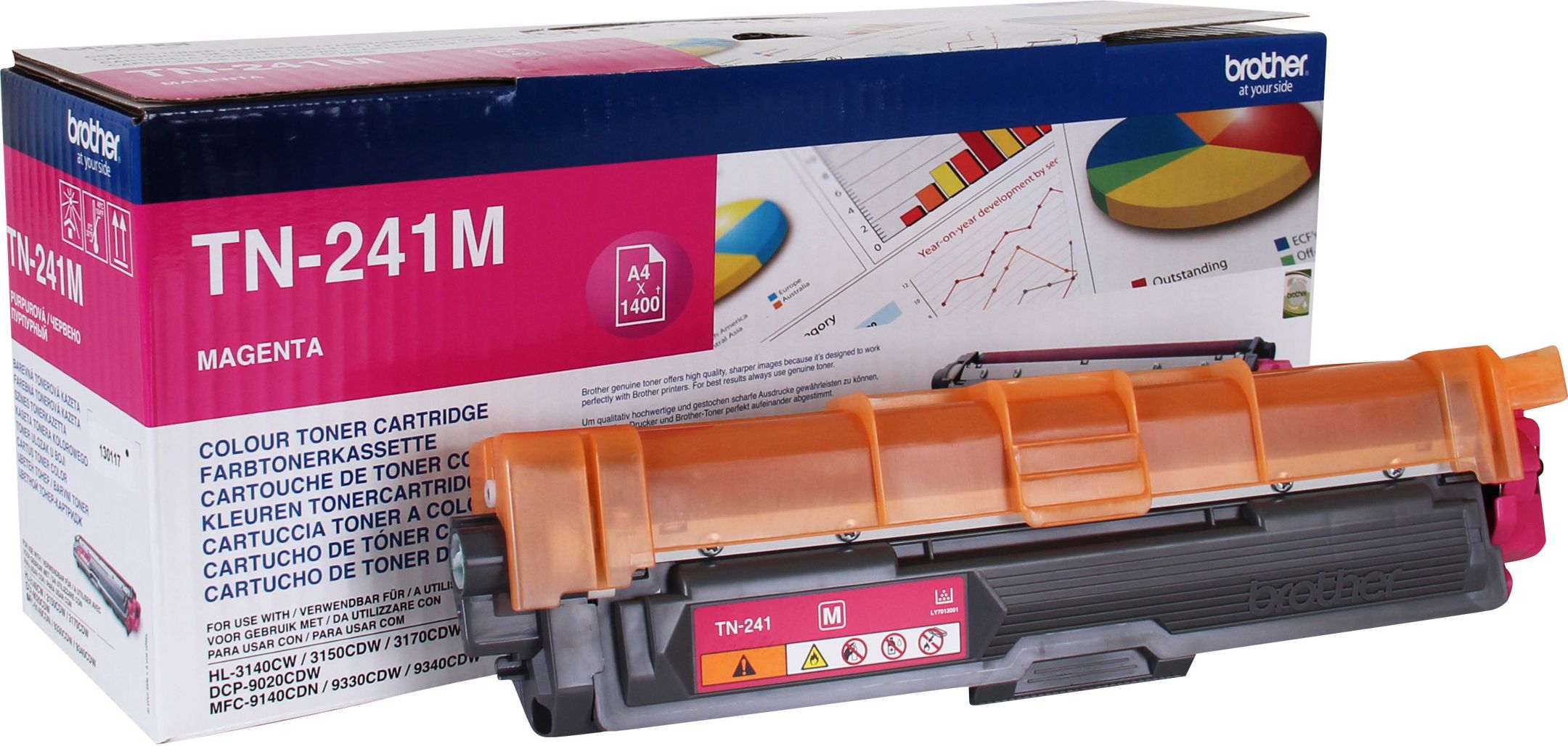 Brother TN-241M - Toner Cartridge - Magenta
