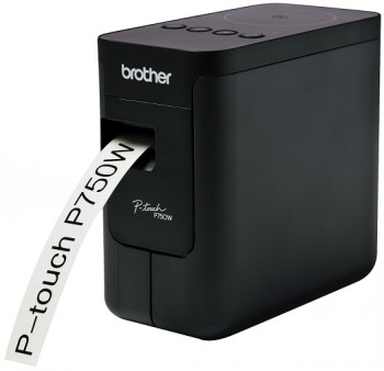 Brother PT-P750W - Mono - Thermal - Label Printer - Wi-Fi - Maximum ISO A-series paper size Other - Black