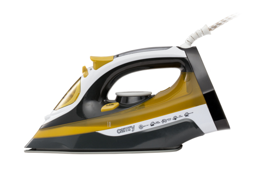 Camry - Iron - CR 5029 - Steam Iron - 2400 W - Continuous steam 40 g/min - Steam boost performance 70 g/min - White/Black/Gold